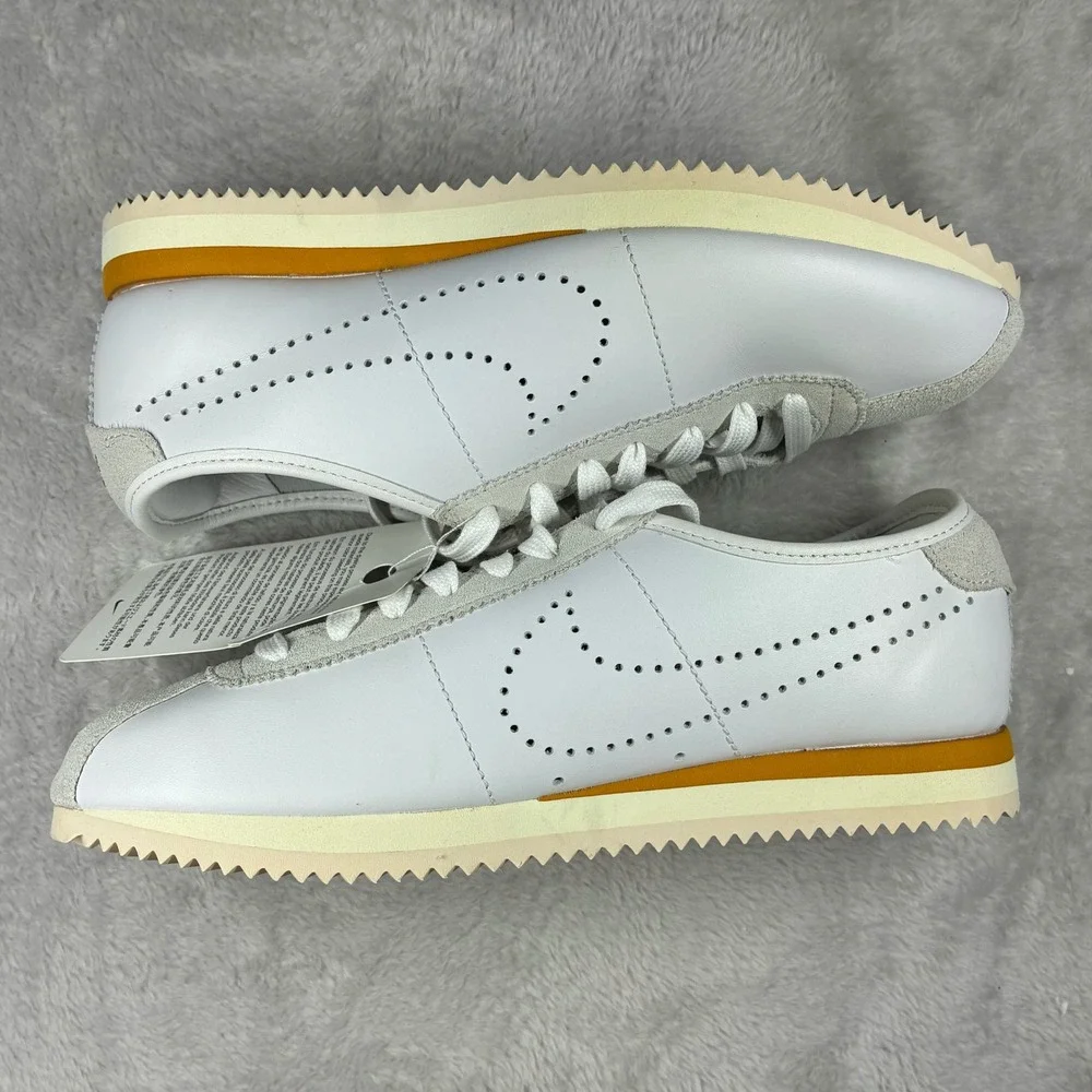 Brand New! Nike Cortez 23 SE White Leather Suede Sneakers